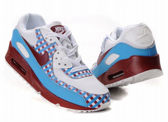 New Men\'S Nike Air Max Deepskyblue/White/Red